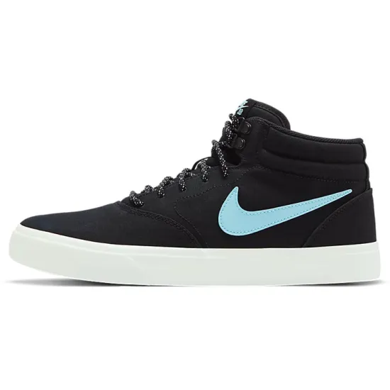 Nike SB Charge Skateboarding Shoes Men Mid-top Black/Blue