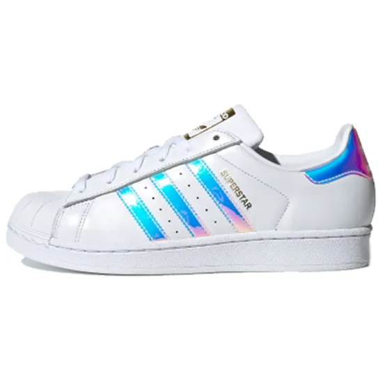 Adidas Originals Superstar Series Skateboarding Shoes Women's Low-top White/laser Silver