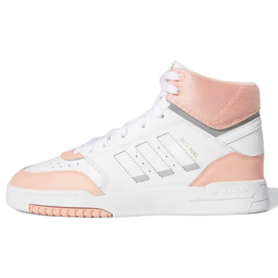 Adidas Originals Skateboard Shoes Women's High-top White/orange Pink