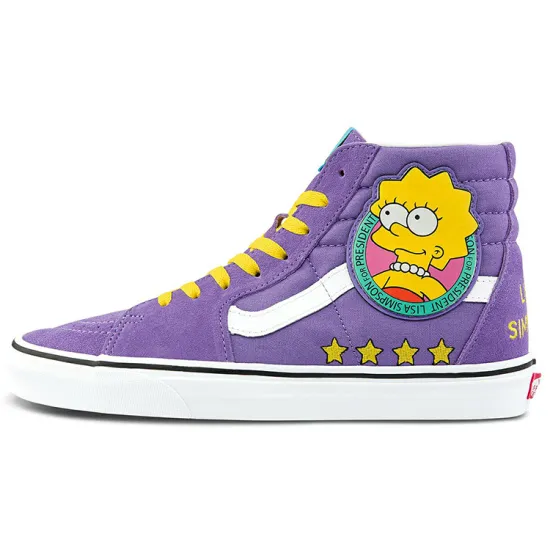 Sk8 The Simpsons X Vans  Hi 'Lisa 4 Prez'