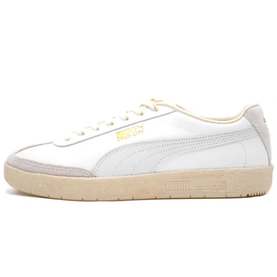 Puma OSLO-CITY Skateboarding Shoes Unisex Low-top White/Gray