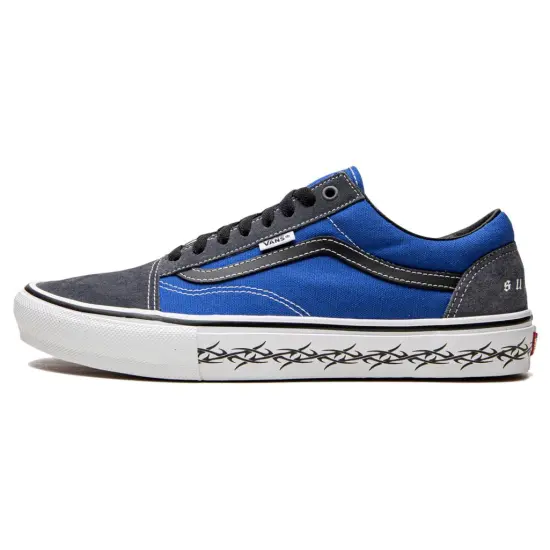 Vans Skate Old Skool Supreme Tribal Barbed Wire Royal
