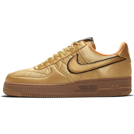 Nike Air Force 1 Low Quilted Satin Pack Wheat
