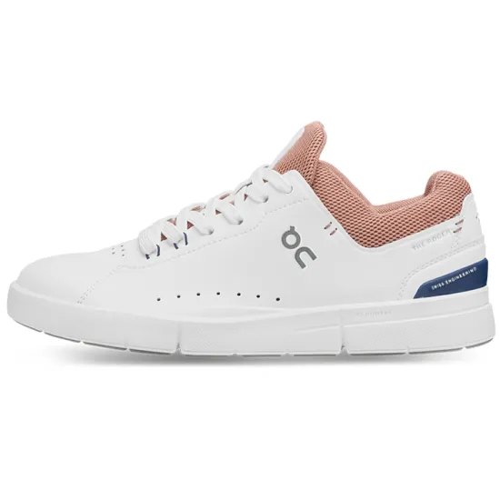FEIDELEI x On The Roger Advantage Anti-Slip Wear-Resistant Low-Top Skateboard Shoes Women's White Smoke Pink