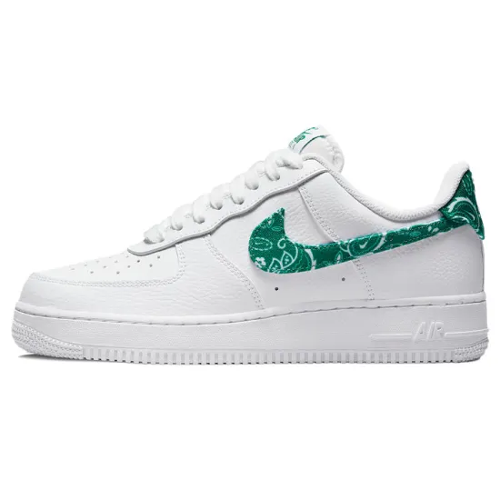 Nike Air Force 1 Low '07 Essential White Green Paisley Women's