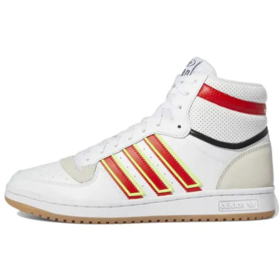 Adidas Originals Top Ten Rb White Red Solar Yellow Gum