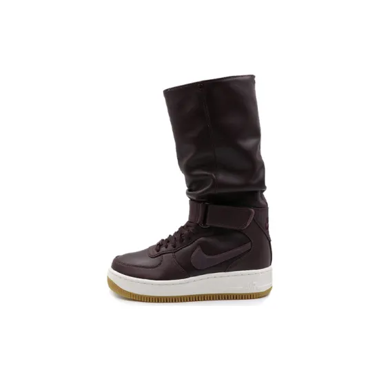 Nike Air Force 1 Upstep Warrior Deep Burgundy Dark Cayenne Women's
