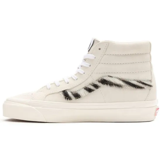 Vans SK8 Hi 38 DX Anaheim Factory-True White Zebra