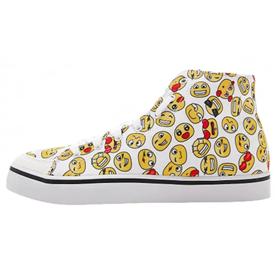 Reebok Skateboarding Shoes Unisex Mid-top Yellow/White