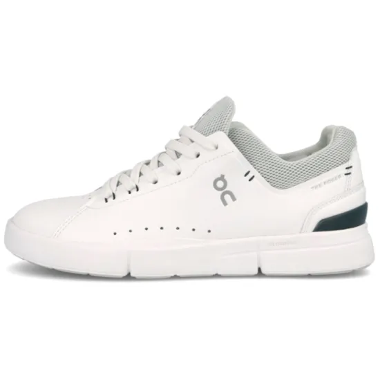 FEIDELEI x On THE ROGER Anti-Slip Wear-Resistant Low-Top Skateboard Shoes Women's White Green