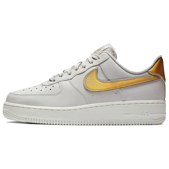 Nike Air Force 1 Low Metallic Platinum Metallic Gold Women's