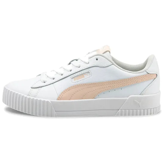 PUMA Carina Skateboarding Shoes Women's Low-top White/orange