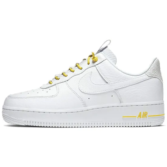 Nike Air Force 1 Low Lux White Chrome Yellow Women's