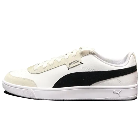 Puma Court Legend Skateboarding Shoes Men Low-top Black/white