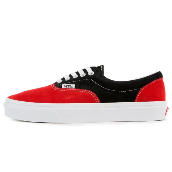 Vans Era Skateboarding Shoes Unisex Low-top Black/Red