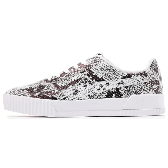 PUMA Carina Skateboarding Shoes Women's Low-top Black/white