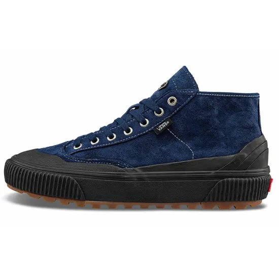 Vans DESTRUCT Skateboarding Shoes Unisex Mid-top Blue/Black