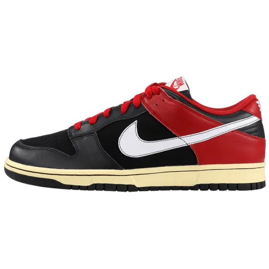 Nike Dunk Low Cl Black White Varsity Red