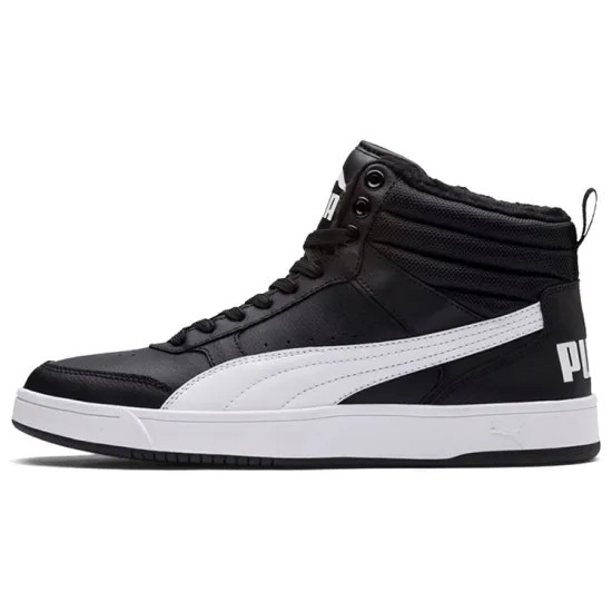 PUMA Rebound Street V2 Fur 'Black White' Women's