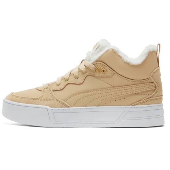 PUMA Skye Skateboarding Shoes Women's Low-top Khaki