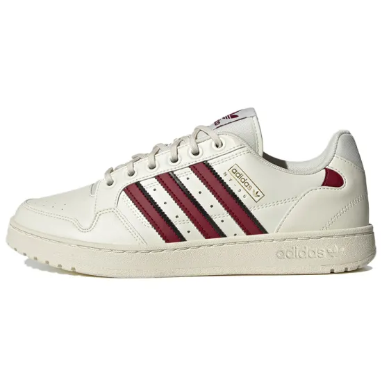 Adidas Originals NY 90 Skateboard Shoes Unisex Low-top Beige/Red