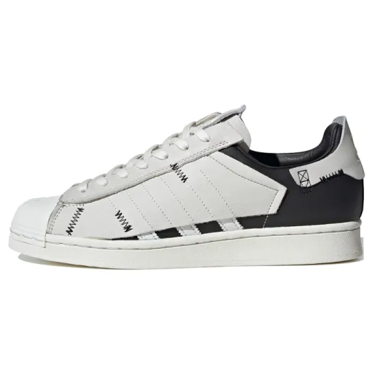adidas originals Superstar Deconstructed White Stripes