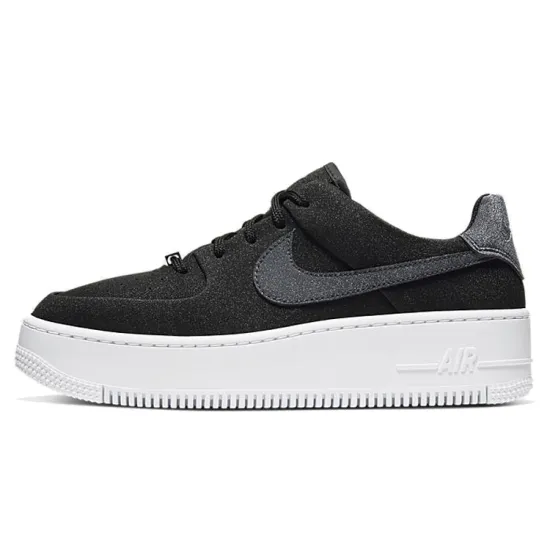 Nike Air Force 1 Skateboarding Shoes Women's Low-top Black