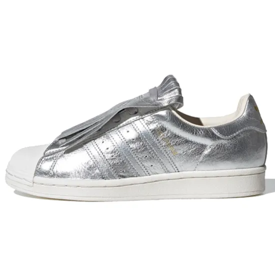 Adidas Superstar Fringe Silver Women's