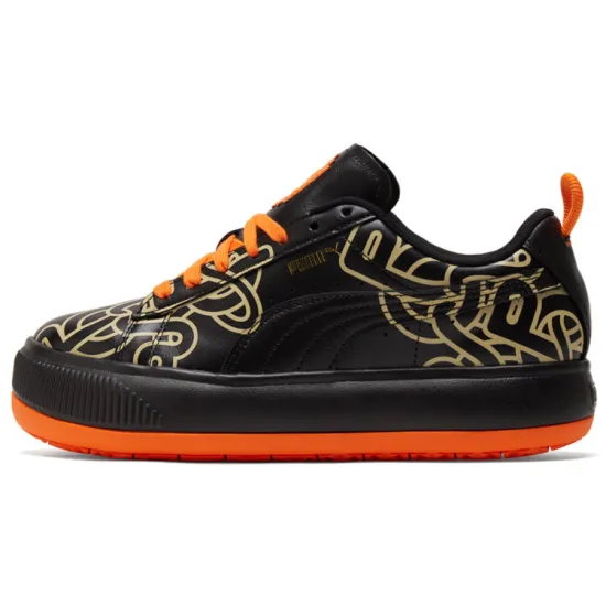 Puma Pronounce X Women's Suede Mayu 'Black Orange'