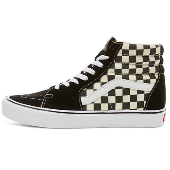 Vans SK8 Hi Lite Black White Checkerboard