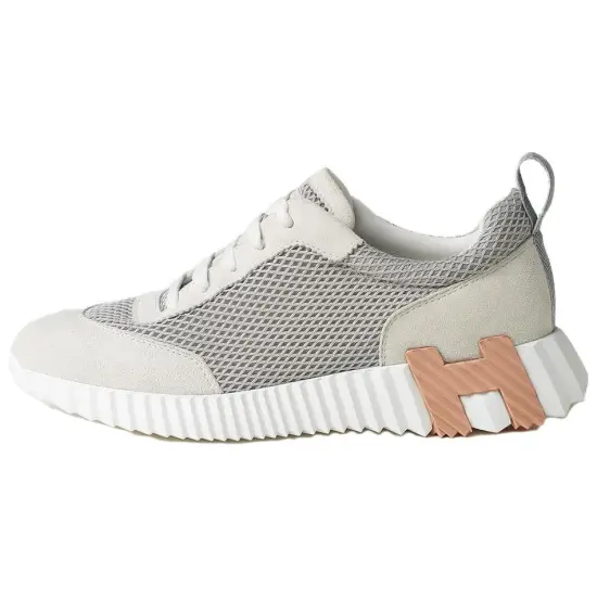 HERMES Low Top Casual Shoes Women's Beige