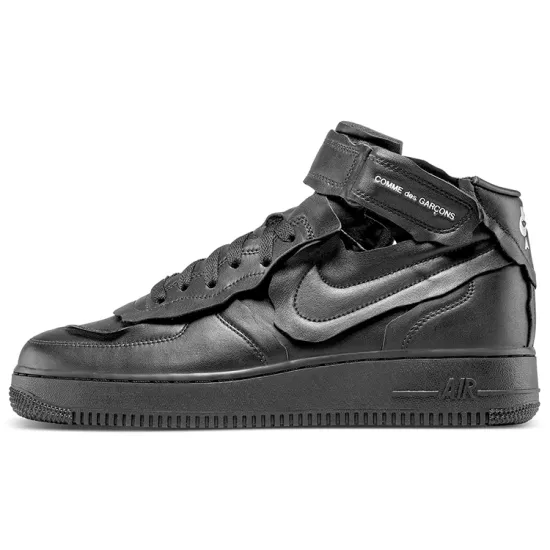 Nike Air Force 1 Mid Comme Des Garcons Black