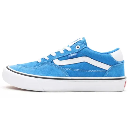 Vans PRO Skateboarding Shoes Unisex Low-top White/Royal Blue/Fern Green