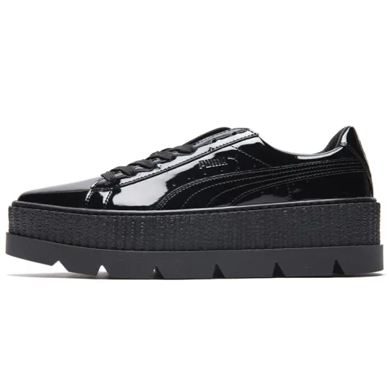 PUMA Pointy Creeper Rihanna Fenty Patent Black Women's