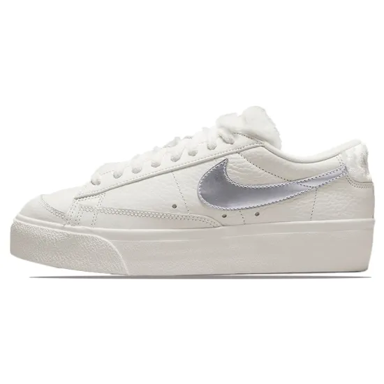Nike Blazer Low Platform Faux Sherpa Fur Women's