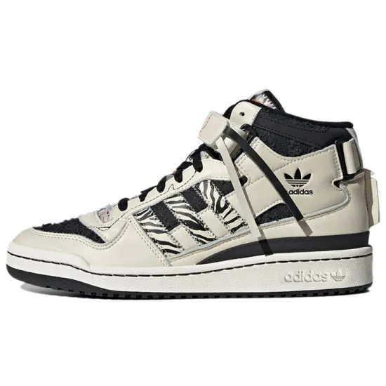 adidas originals FORUM Skateboarding Shoes Unisex High-top White/Black