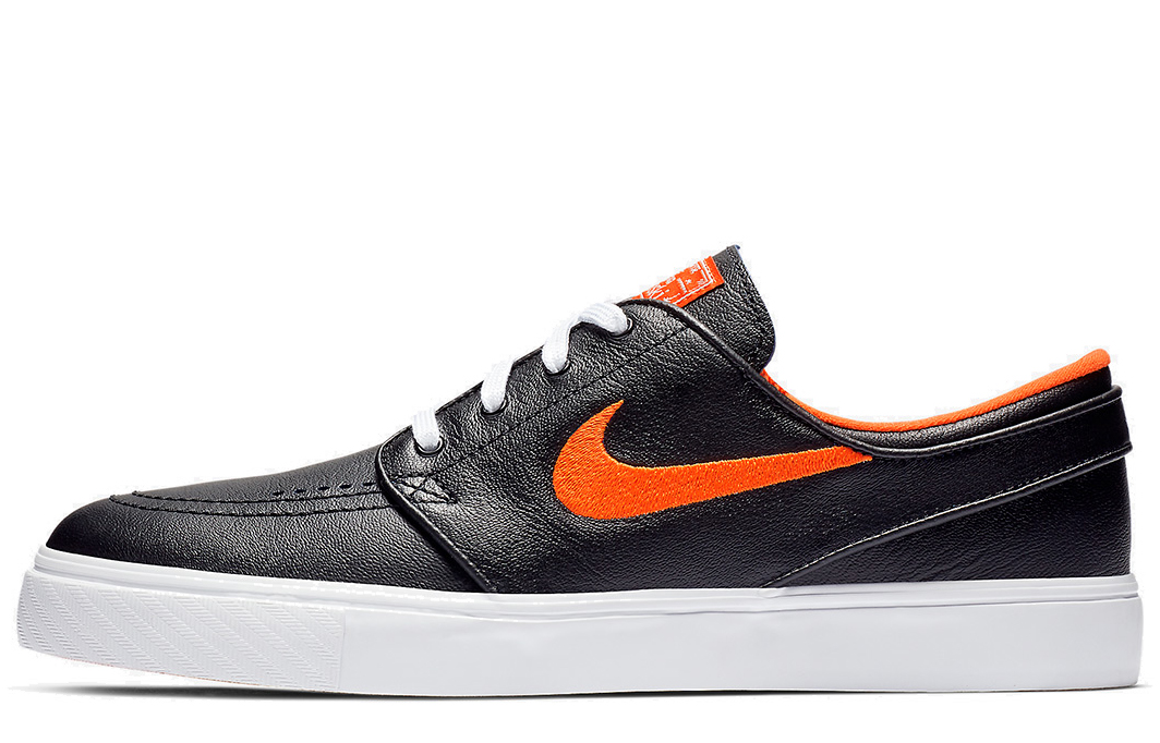 NBA x Nike SB Janoski Knicks нескользящие Легкий вес панель обувь мужской стиль черный апельсин