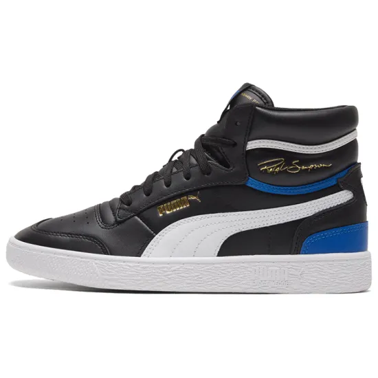 Puma Ralph Sampson Skateboarding Shoes Unisex Mid-top White/Black