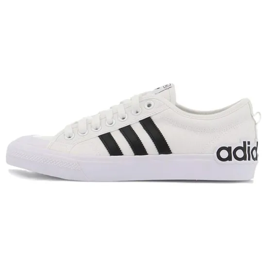Adidas Originals NIZZA Series Skateboard Shoes Unisex Low-top White/Black
