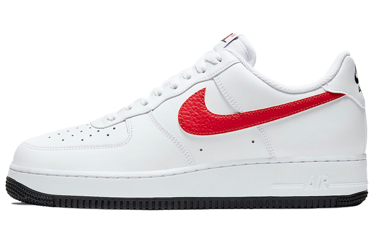 Nike Air Force 1 Male Skate Shoes White Red Blue