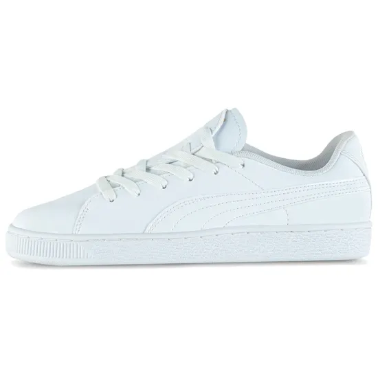 Puma Basket Skateboarding Shoes Women's Low-top White