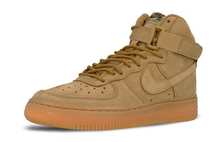 Nike Air Force 1 High Flax Skate shoes 2017 (GS) Wheat Brown Female - 3