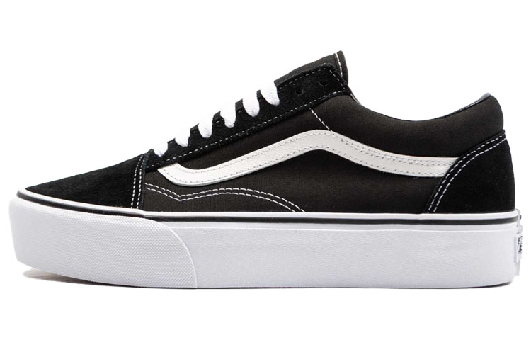 Vans Old Skool Platform Black White Poizon Shop