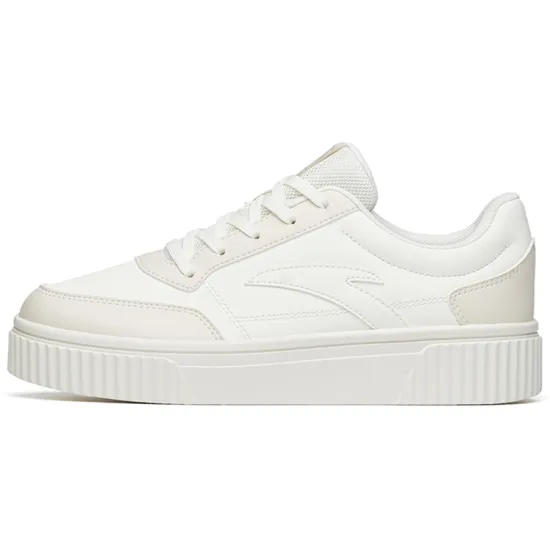 ANTA Women's Thick-Soled Skate Low 'White Light Pink'
