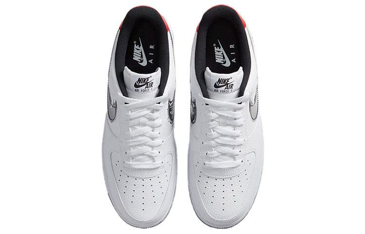 Nike Air Force 1 Low Brushstroke White Black - 4