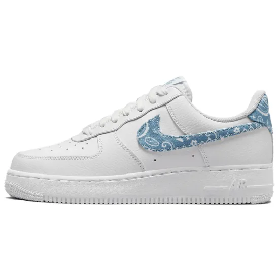 Nike Air Force 1 Low '07 Essential White Worn Blue Paisley Women's
