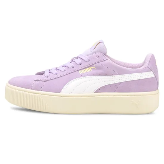 PUMA Vikky Skateboarding Shoes Women's Low-top Lilac