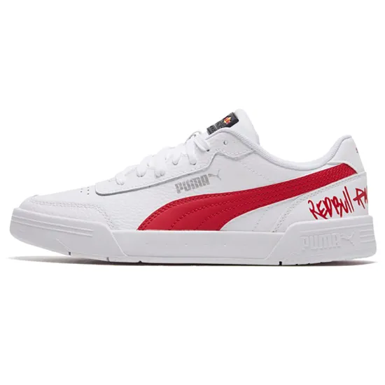 Puma Skateboarding Shoes Unisex Low-top Black/white/red