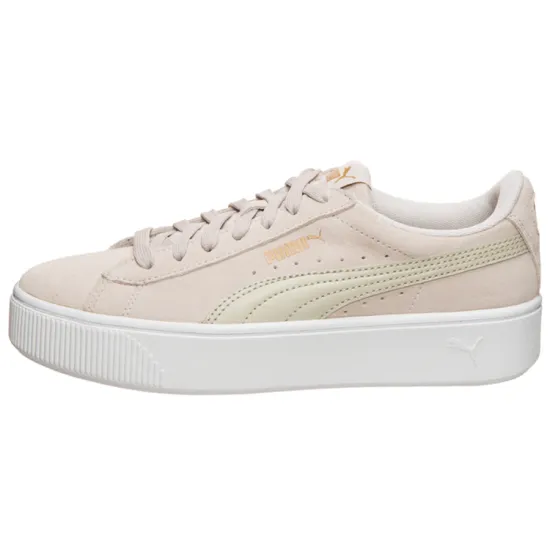 Puma Vikky Skateboarding Shoes Women's Low-top Light Pink/white