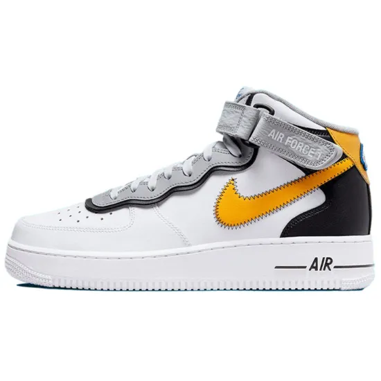 Nike Air Force 1 Mid Athletic Club White Dark Sulfur